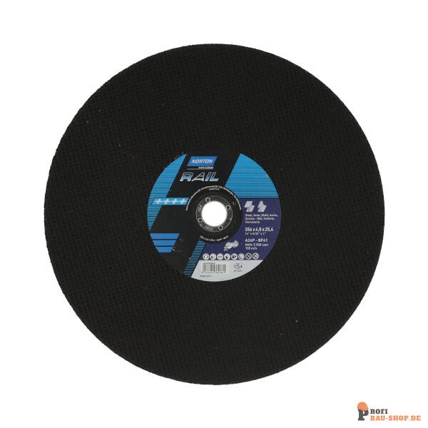 nortonschleifmittel/NORTON_schleifmittel_66252828620 Norton RAIL-CUT Flat cutting off wheelSTEEL 35x4x25.4_141523